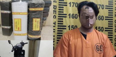 Curi Kain Seharga Jutaan Milik Majikan, Warga Trenggalek Dibui Polisi