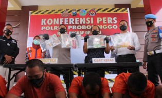 Terlibat Kasus Narkoba, Empat Orang Diciduk Polres Probolinggo