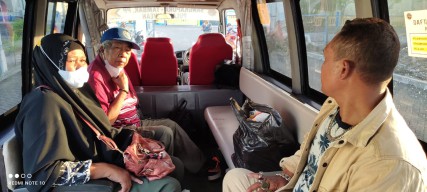 Sepi Penumpang, Dua Bus Damri Bawean Dicarterkan