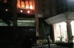 Gedung Fakultas Teknik Industri Unibraw Terbakar Minggu Malam