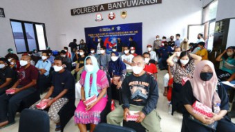 Tunawisma Banyuwangi Jadi Sasaran Vaksinasi