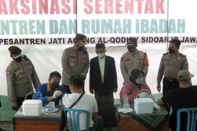 Sasar Lansia, Polresta Sidoarjo Bakal Gelar Vaksinasi Covid-10 di Pelosok Desa