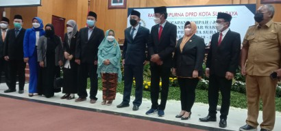 Ketua DPRD Surabaya Minta Anggota Baru Segera Adaptasi dan Bantu Pemulihan Ekonomi