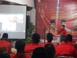 Diskusi Virtual, PDIP Surabaya Bahas Resolusi Jihad di Hari Santri Nasional
