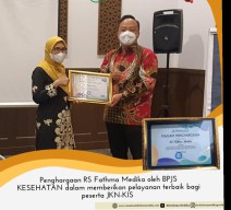 Rumah Sakit Fatma Medika Dinobatkan Sebagai Pelayan Terbaik Pasien JKN-KIS
