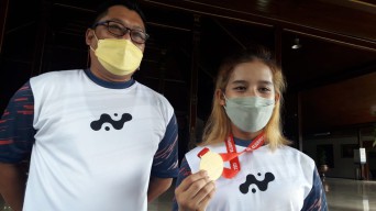 Berlatih Sambil Sekolah Online, Pelajar SMP ini Menangkan Medali Emas Kejurprov ISSI 2021