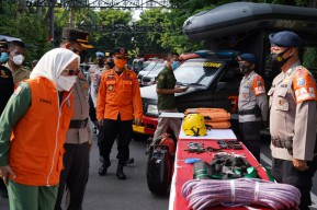Tingkatkan Mitigasi Bencana, Pemkab Bojonegoro Gelar Apel Pasukan