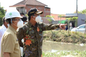 Curah Hujan Tinggi, Normalisasi Sungai di Sidoarjo Terus Dikebut