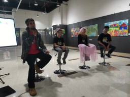 Bangkitkan Kebudayaan Pesisir Empat Seniman Sanggar Daun Gelar Pameran 4D