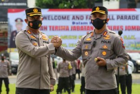 AKBP Nurhidayat Resmi Jabat Kapolres Jombang