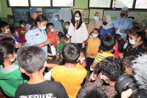 Pengungsi Erupsi Gunung Semeru Mulai Keluhkan Penyakit ISPA