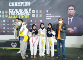 Club Taekwondo Lamongan Borong Medali di Kerjurprov Jatim