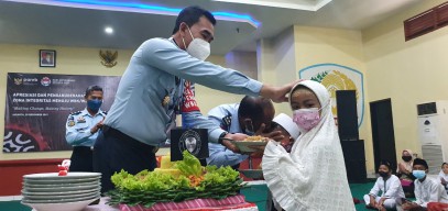 Raih WBK, Lapas Porong Santuni Yatim Piatu
