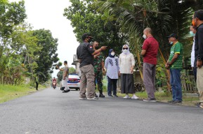 Bupati, Dandim dan Kajari Bojonegoro Turun Jalan Pantau Pengaspalan