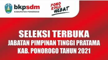 Sembilan Kepala SKPD Kosong, Pemkab Ponorogo Lakukan Lelang Jabatan