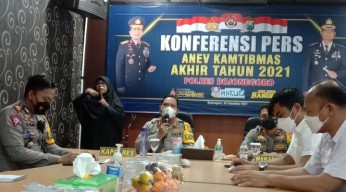 Polres Bojonegoro Beberkan Hasil Anev Kamtibmas Selama Tahun 2021