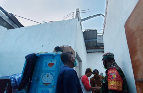 Belasan Rumah Tiga Kecamatan di Sidoarjo Rusak Diterjang Angin Kencang