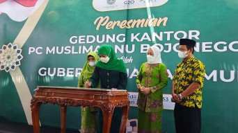 Gubernur Khofifah Resmikan Gedung Muslimat NU Bojonegoro