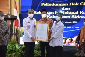 Kupang Lontong dan Tiga Produk Budaya Sidoarjo Tercatat HKI