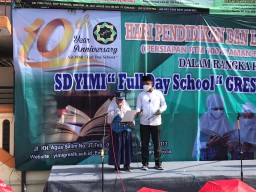 Hari Pendidikan Internasional, Siswa SD YIMI Bacakan Cerpen Serentak Berharap PTM Segera Normal