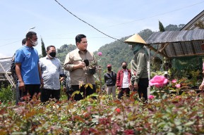 Tanaman Hias Indonesia Terbaik Dunia, Menteri Erick Komitmen Pengembangan