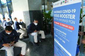 Pertamina Subholding Gas PGN Laksanakan Vaksin Booster Untuk Karyawan dan Keluarga