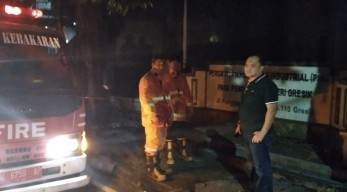 Eks Gedung Pengadilan Negeri Gresik Terbakar, Diduga Akibat Ulah ODGJ