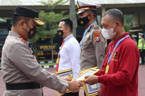 Kapolres Nganjuk Ingatkan Anggotanya Terus Berprestasi