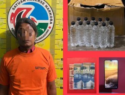 Lagi, Polres Tulungagung Amankan Penjual Eceran Arak Bali