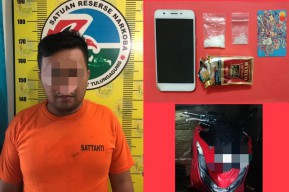 Beroperasi di Tulungagung, Pengedar Sabu asal Blitar Dibekuk Polisi