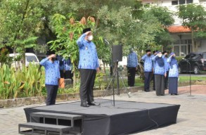 Pimpin Apel Pagi, Wabup Lamongan Ajak ASN Capai Target RPJMD 2021-2026