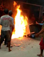 Pom Mini Desa Deling Bojonegoro Terbakar, Kerugian Lebih dari Rp 20 Juta