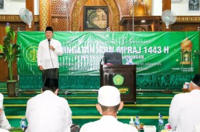Peringatan Isra' Mi'raj, Bupati YES : Ayo Kuatkan Kolaborasi Terwujudnya Masyarakat Rahmatan Lil Alamin