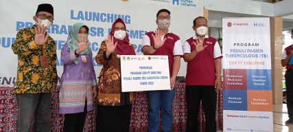 Wabup Gresik Launching CSR Peduli Pasien TBC Smelting Peduli