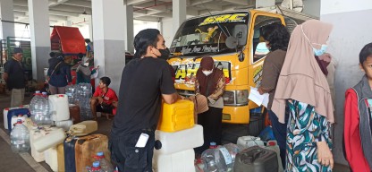 Solidaritas Pedagang Pasar Legi Ponorogo, Gantian Jaga Demi Minyak Goreng