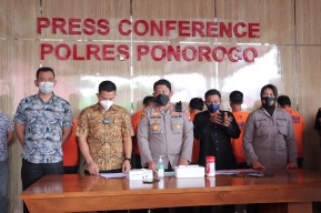 Polisi Tetapkan Enam Tersangka Pembangunan Jalan Jenangan-Kesugihan Ponorogo