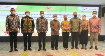 SKK Migas – Pertamina Tandatangani Perubahan Perjanjian Penunjukan Penjual Minyak Mentah/Kondensat Bagian Negara