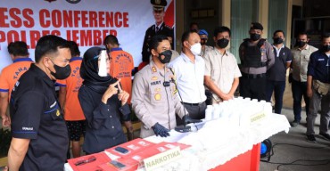 Selama Maret 2022, Ada 30 Budak Narkoba di Jember Diamankan Polisi