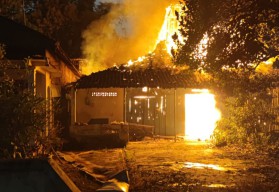 Rumah Warga Karanglo Kidul Terbakar Saat Buka Puasa, Pemiliknya Langsung Pingsan