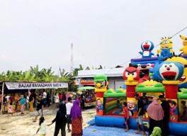 Dorong Pemulihan Ekonomi di Desa, BUMDes Laba Adakan Bazar Selama Ramadan