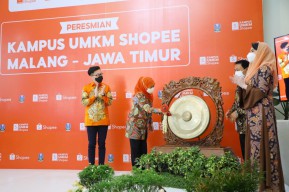 Pemprov Jatim dan Shopee Resmikan Kampus UMKM di Malang