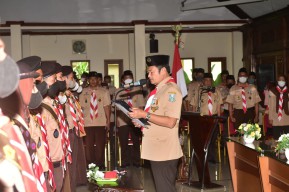 Penegak Garuda Dilantik, Disiapkan Jadi Pemimpin Kuat Berkarakter