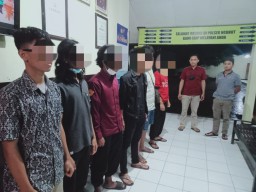 Beraksi Layaknya Gangster Mengeroyok Korban, 6 Pemuda asal Tulungagung ini Keok di Tangan Polisi