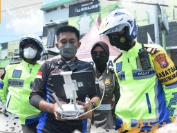 Pastikan Arus Balik Aman dan Lancar, Kapolres Lamongan Pimpin Patroli Cekal