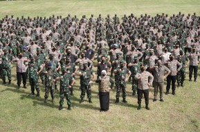 Khofifah : Sinergi TNI-Polri dan Pemda Kunci Suksesnya Pembangunan Daerah