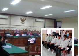 Sunat BOP, Staf Ahli dan Relawan DPRI Jalani Sidang Perdana di PN Pasuruan