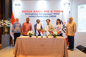 Dukung Peningkatan Penggunaan Produk Dalam Negeri, SIG dan YDBA Berkolaborasi