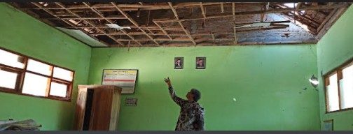 Tiga Kelas di SDN Gelang Kulon 4 Ponorogo Bikin Was-was, Belasan Siswa Mengungsi