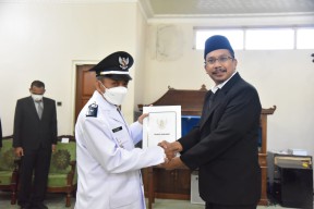 Sempat Tertunda, Akhirnya Kades Bogempinggir Balongbendo Resmi Dilantik