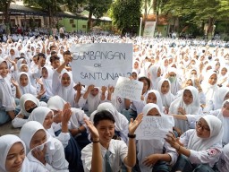 Pelajar SMKN 01 Boyolangu Gelar Demo, Tuntut Transparansi dan Pembatalan Sumbangan